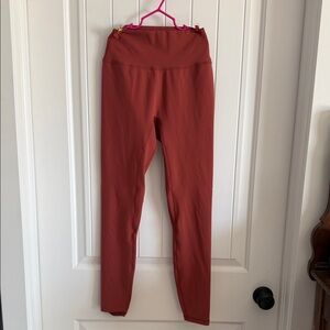 Terra-cotta High-Waisted Leggings